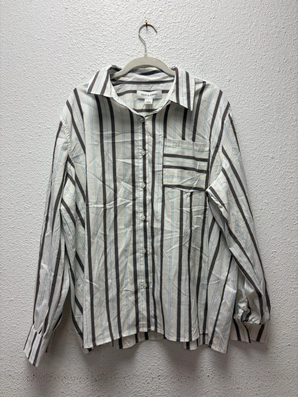 Womens Button-Down Shirt Size Large #764